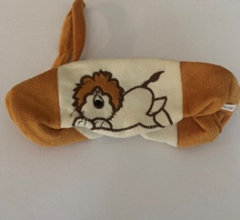 Souvenir: Lion Cloth Pouch with Zipper