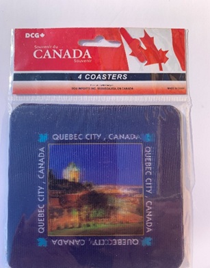 Coasters 4 Pack: Quebec City Canada