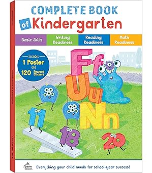 US Educational Workbook: Complete Book of Kindergarten