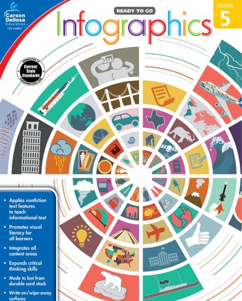 US Educational Workbook: Infographics Grade 5