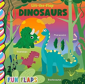 Childrens Board Book: Lift-the-Flap Dinosaurs
