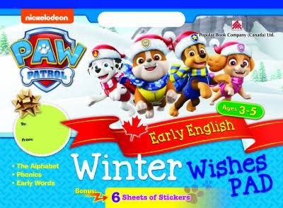 Paw Patrol Winter Wishes Pad Early English Wishes Pad Ages 3-5