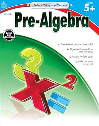 US Educational Workbook: Pre-Algebra Grades 5+