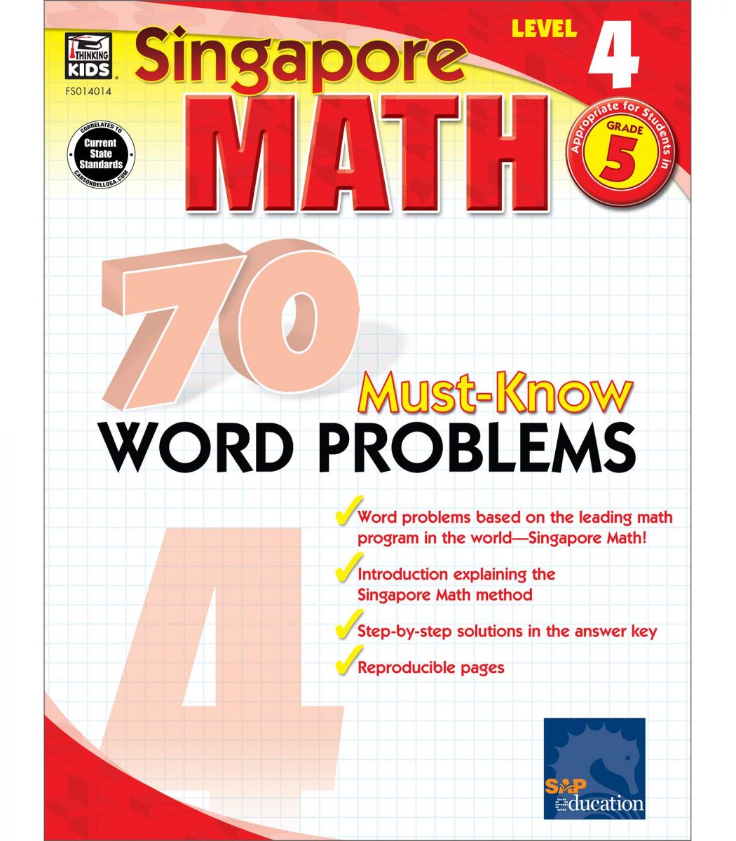 US Educational Workbook: Singapore Math Level 4