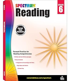 US Educational Workbook: Spectrum Reading Grade 6