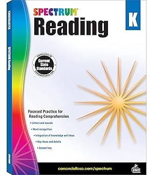 US Educational Workbook: Spectrum Reading K
